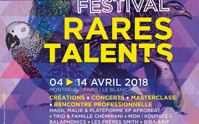 Le Festival Rares Talents 2018