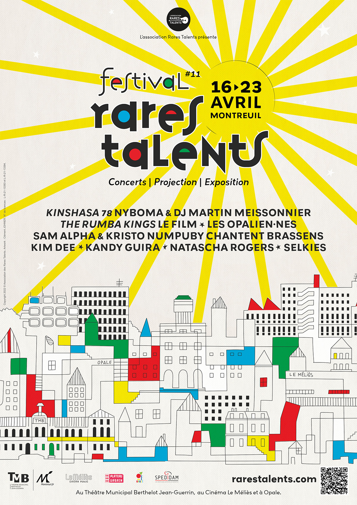 Affiche Festival Rares Talents 2017