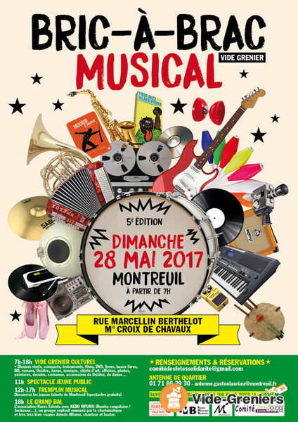 Bric à Brac Musical, Mai 2017