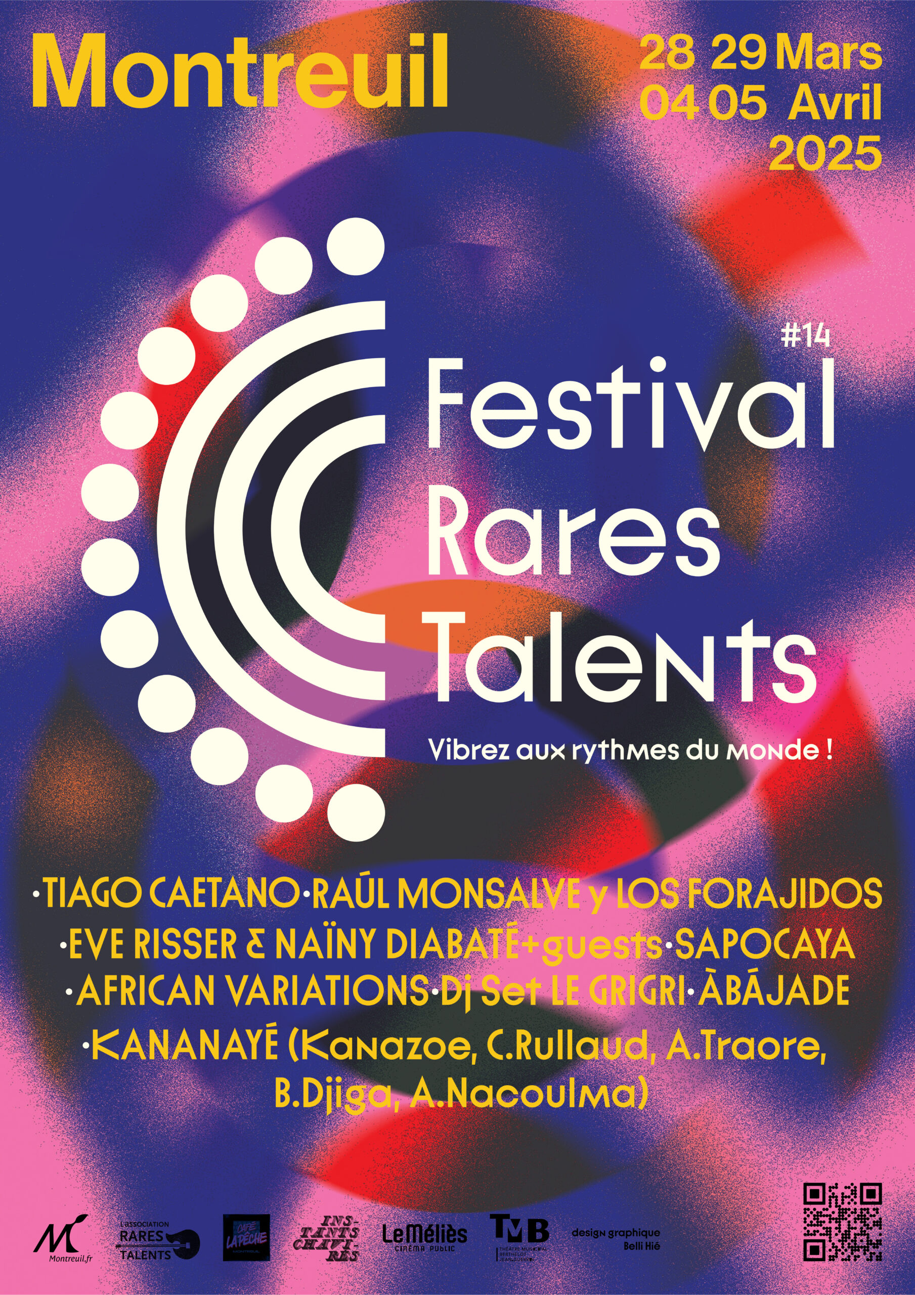 Affiche Festival Rares Talents 2024